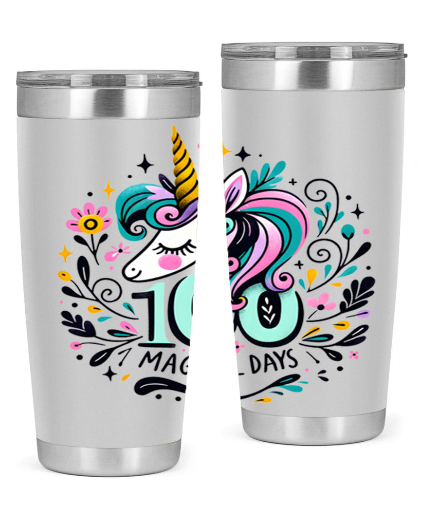 100 Day Magical Sublimation 27#- 100 days of school- Tumbler