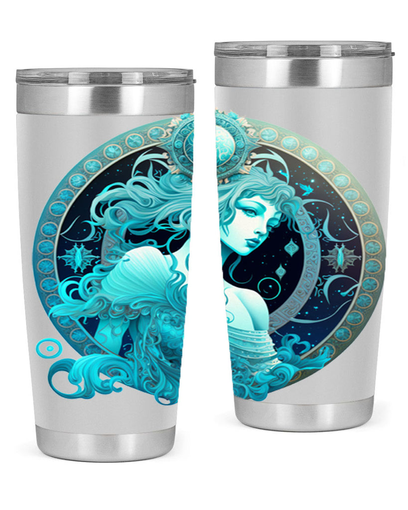 Aquarius 63#- zodiac- Tumbler