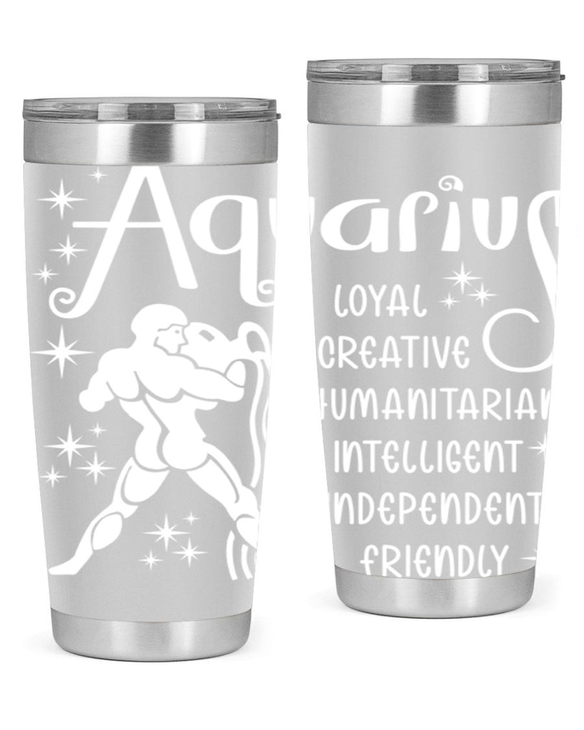 Aquarius 68#- zodiac- Tumbler