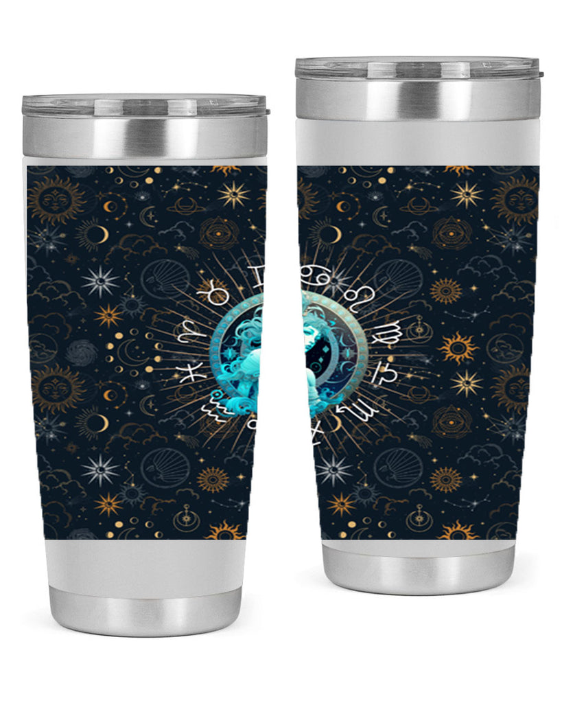 Aquarius Straight 66#- zodiac- Tumbler