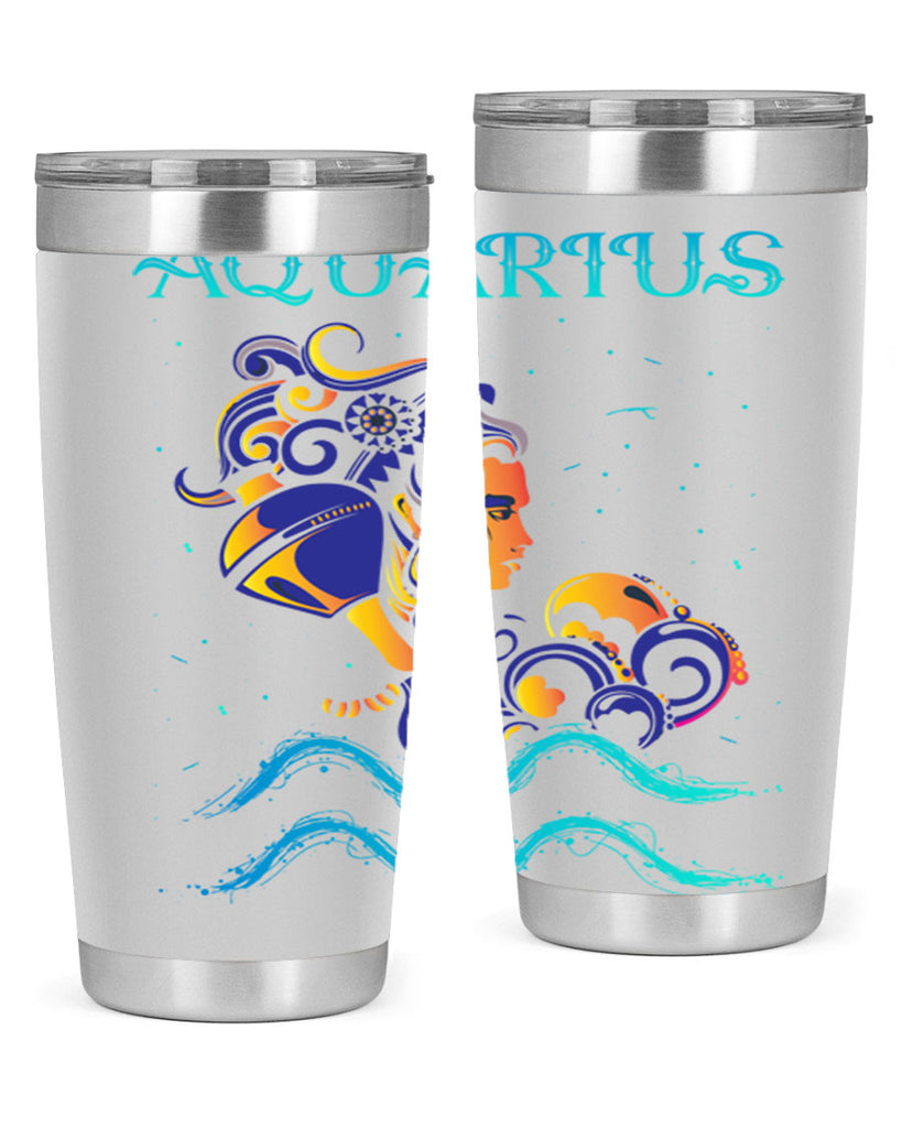 AquariusZodiac 76#- zodiac- Tumbler