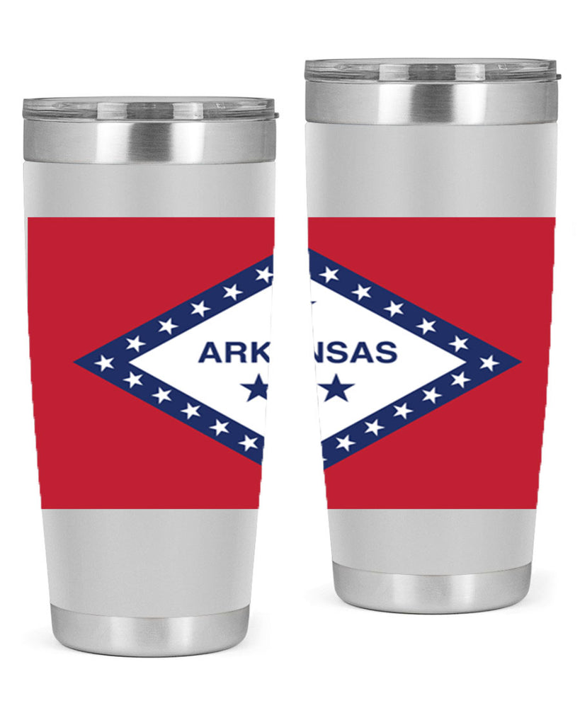 Arkansas 48#- Us Flags- Tumbler