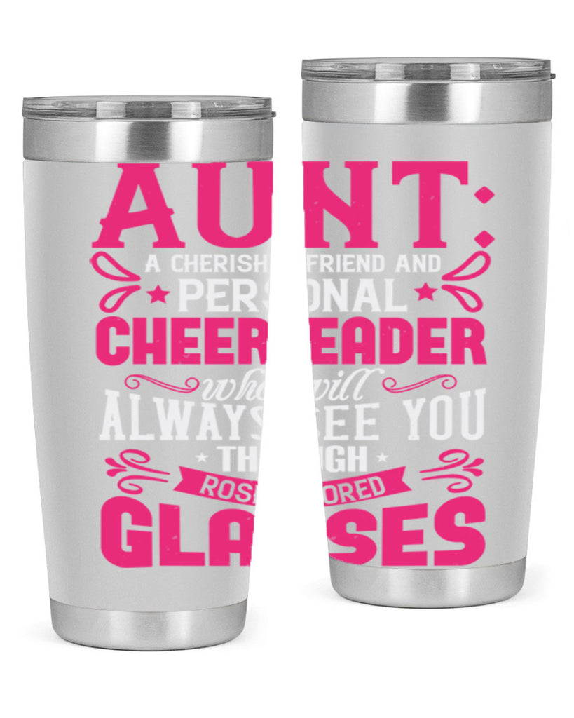 Aunt A cherished friend and personal cheerleader Style 70#- aunt- Tumbler