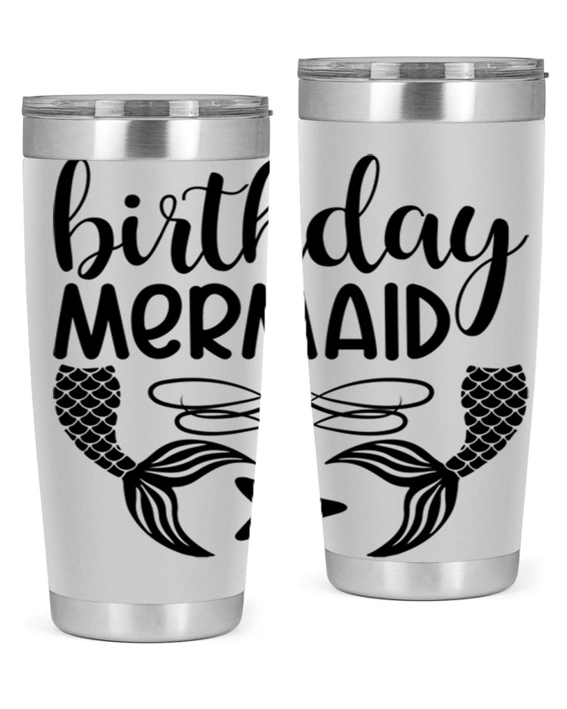 Birthday mermaid 76#- mermaid- Tumbler