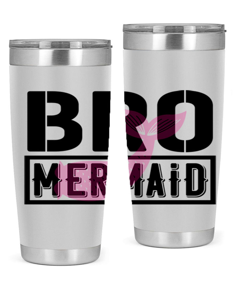 Bro mermaid 85#- mermaid- Tumbler