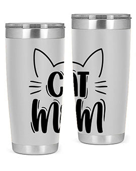 Cat Mom Style 85#- cat- Tumbler