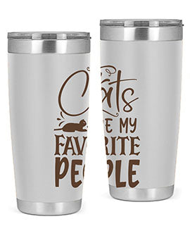 Cats Are My Favorite People Style 7#- cat- Tumbler