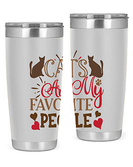 Cats Are My Favorite People Style 8#- cat- Tumbler