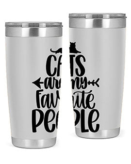 Cats Are My Favorite People Style 90#- cat- Tumbler