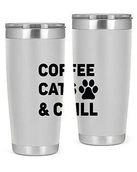 Coffee Cat Style 41#- cat- Tumbler