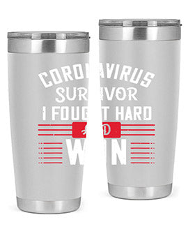 Corona Virus Survivor i fought and own Style 4#- corona virus- Cotton Tank