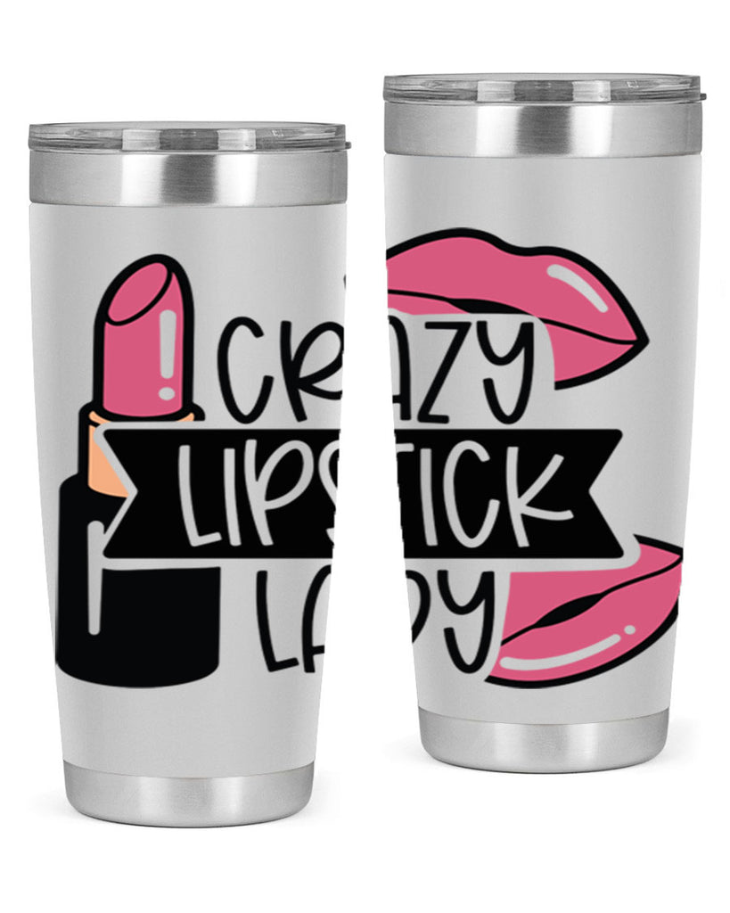 Crazy Lipstick Lady Style 108#- make up- Tumbler