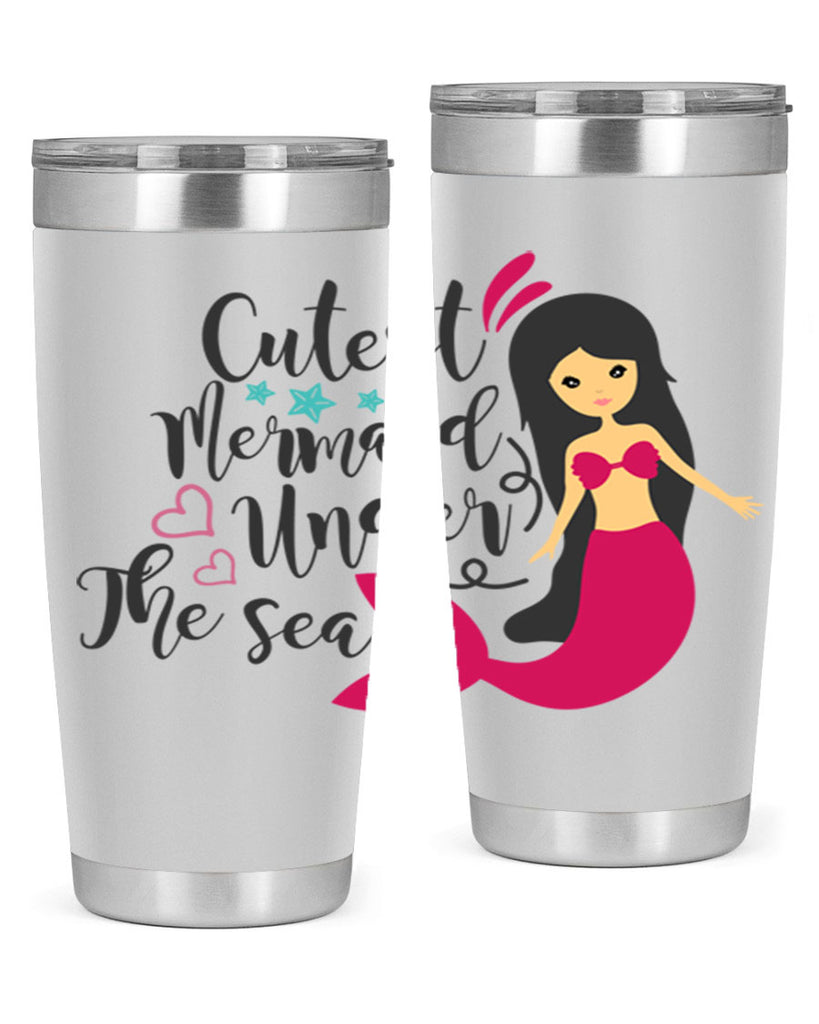Cutest Mermaid under the sea 95#- mermaid- Tumbler