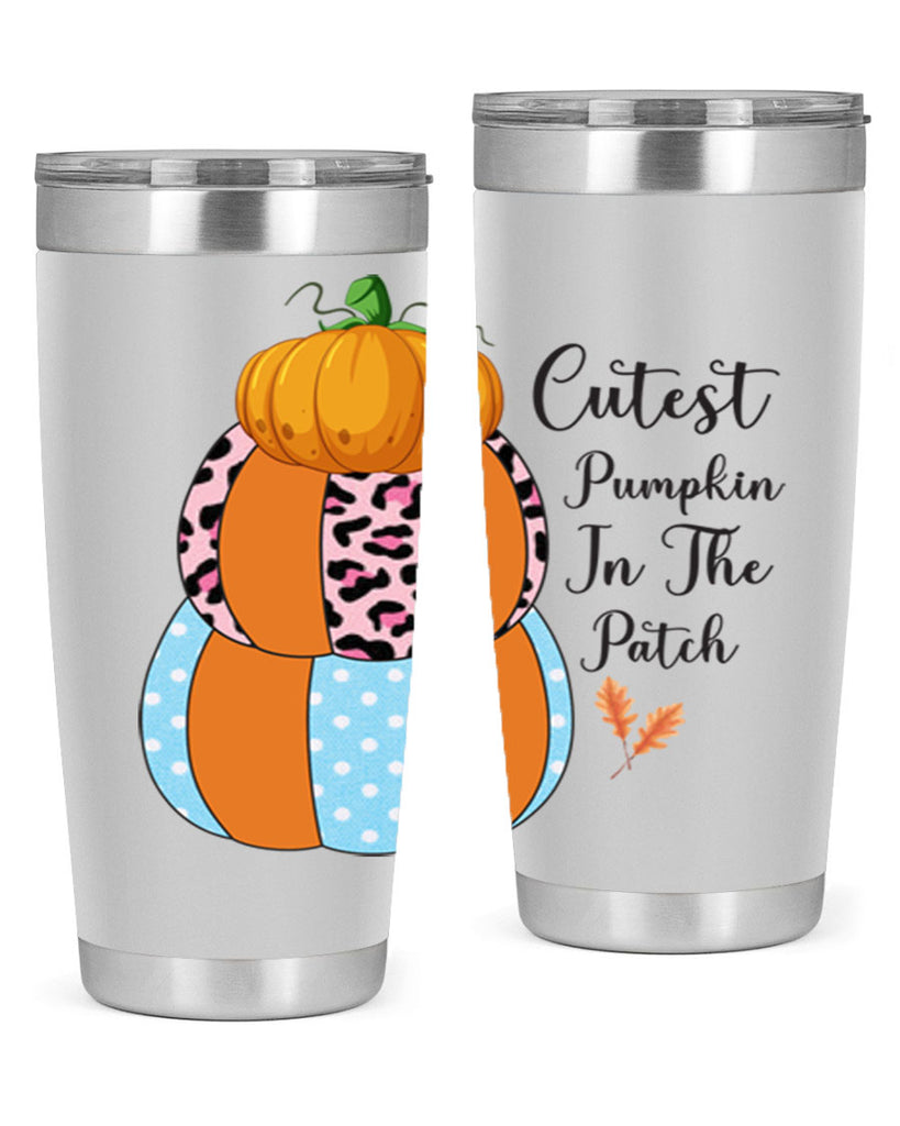 Cutest Pumpkin in the Patch 64#- fall- Tumbler