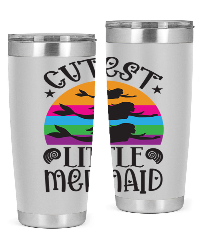 Cutest little mermaid 96#- mermaid- Tumbler