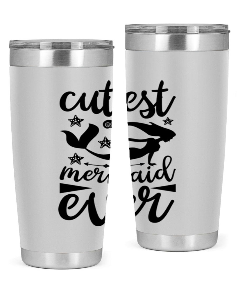 Cutest mermaid ever design 103#- mermaid- Tumbler