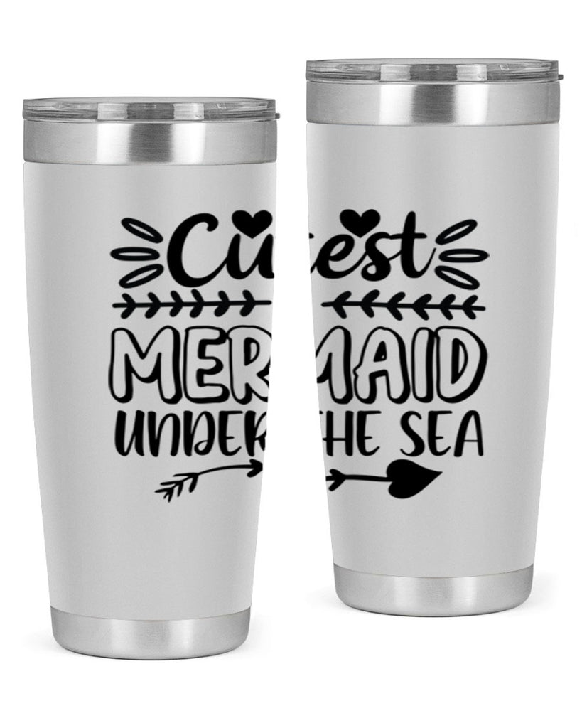 Cutest mermaid under the sea 104#- mermaid- Tumbler