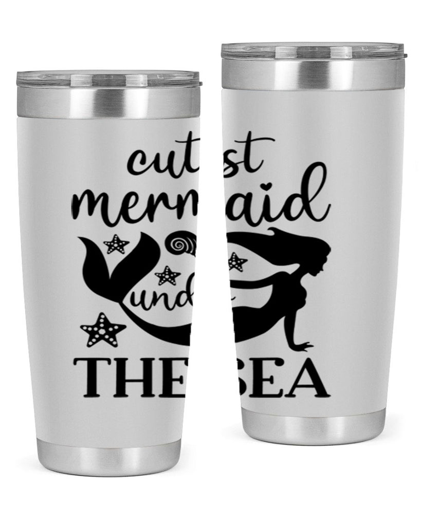 Cutest mermaid under the sea 110#- mermaid- Tumbler