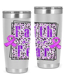 Faih Over Fear AlzheimerS Awareness 138#- alzheimers- Tumbler