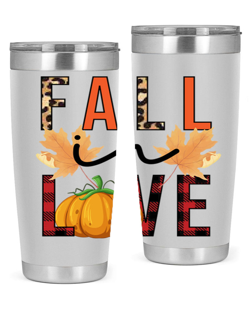 Fall in Love 104#- fall- Tumbler