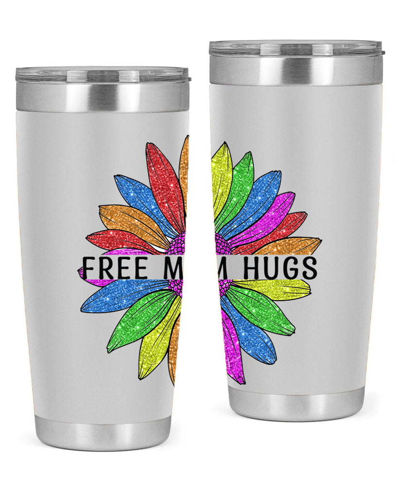 Free Mom Hugs Gay Pride Lgbt Flower 26#- lgbt- Tumbler