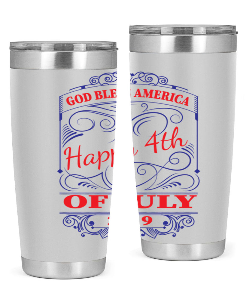 GOD BLESS AMERICA Happy thOF JULY Style 94#- Fourt Of July- Tumbler