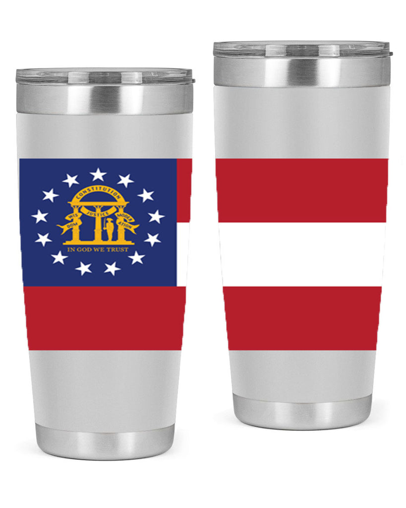 Georgia 42#- Us Flags- Tumbler