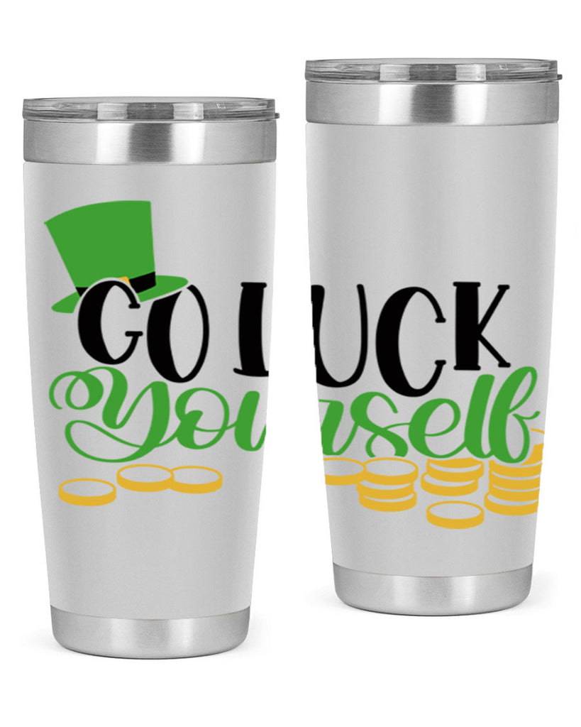 Go Lucky Yourself Style 98#- St Patricks Day- Tumbler