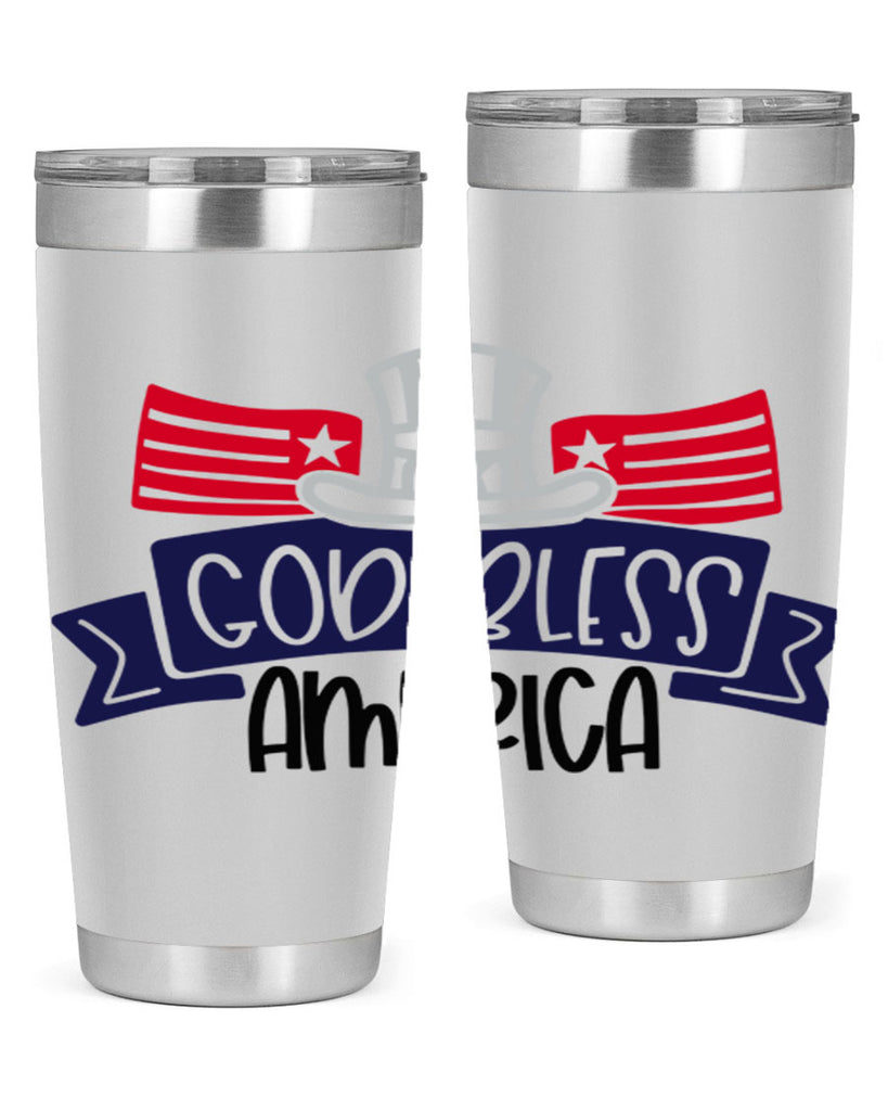 God Bless America Style 151#- Fourt Of July- Tumbler