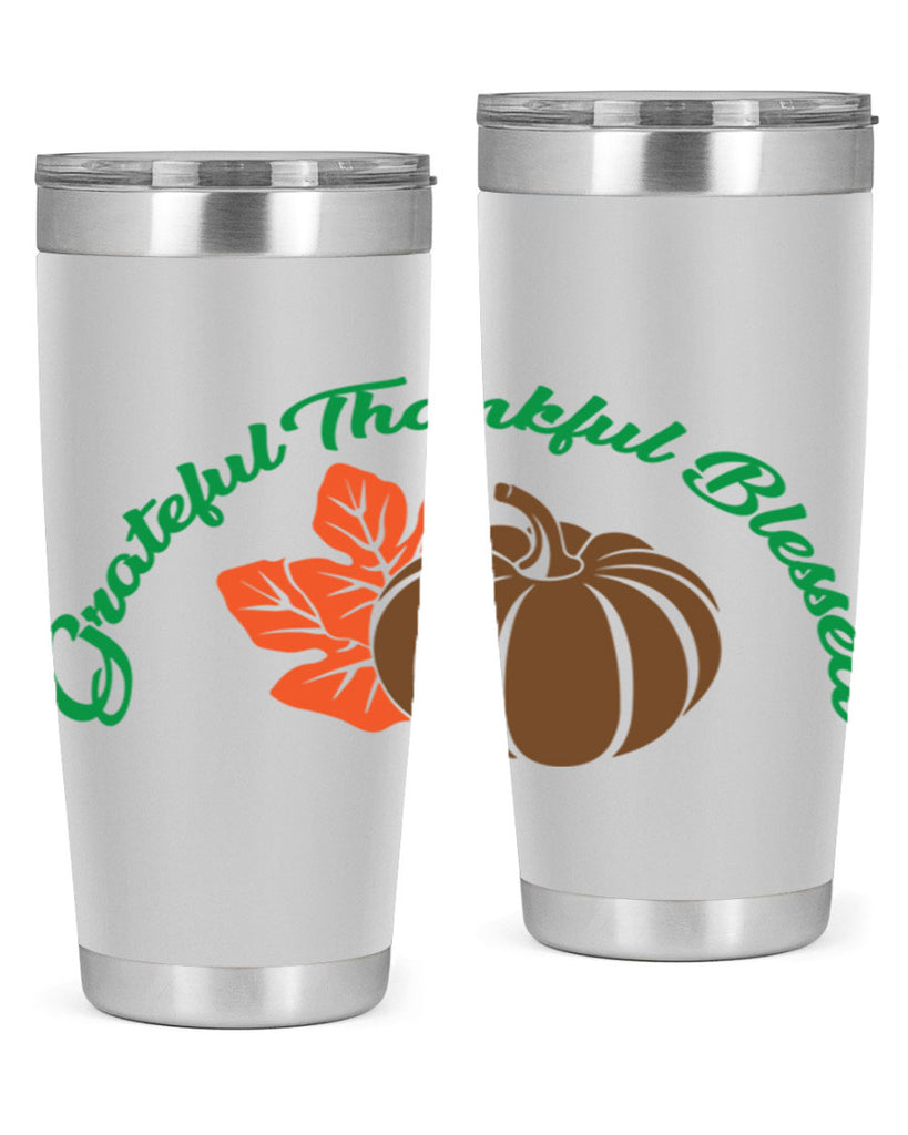 Grateful Thankful Blessed 214#- fall- Tumbler