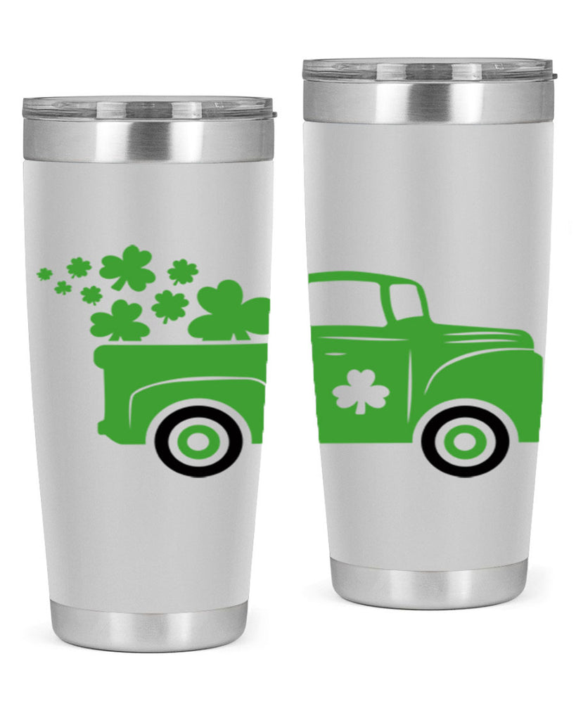 Green Truck Style 97#- St Patricks Day- Tumbler
