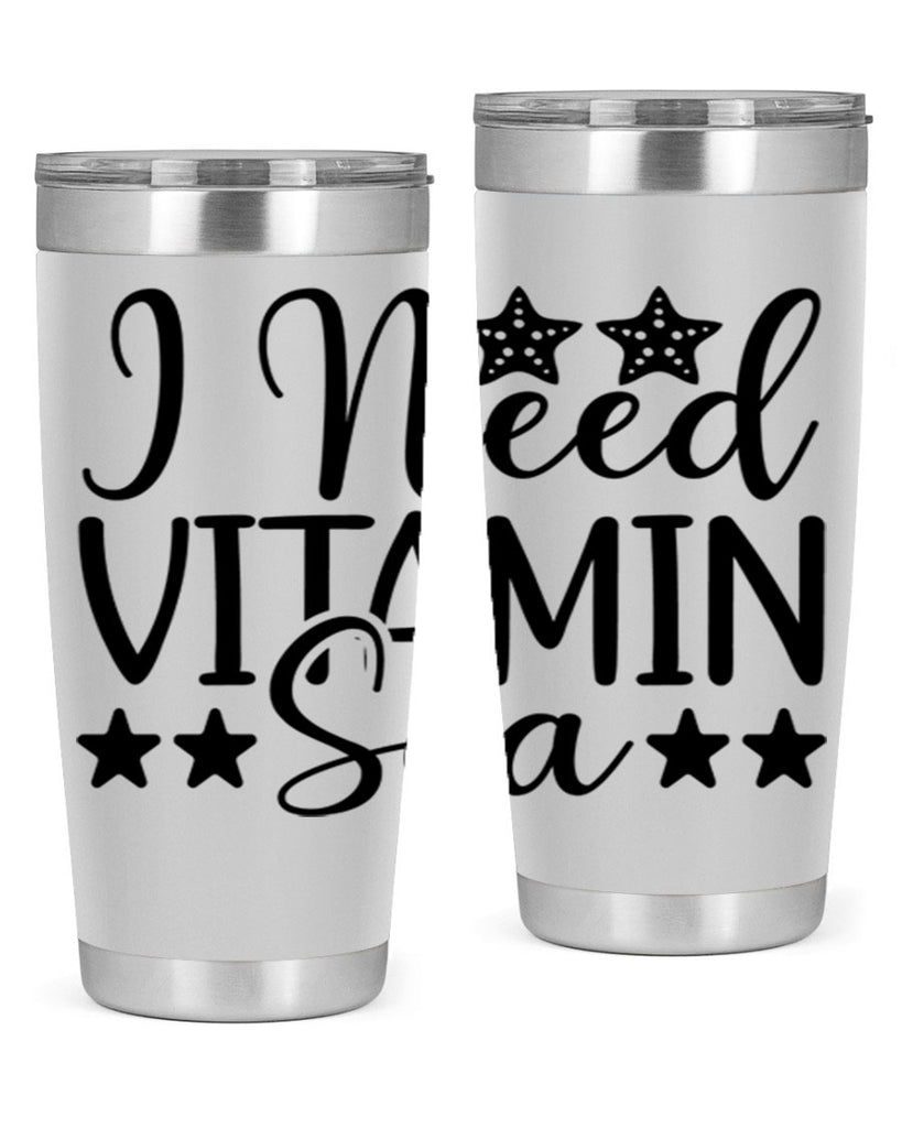 I Need Vitamin Sea 232#- mermaid- Tumbler