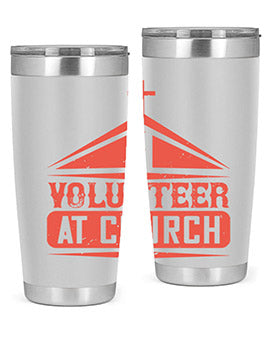I Volunteer At Church Style 47#- volunteer- Tumbler