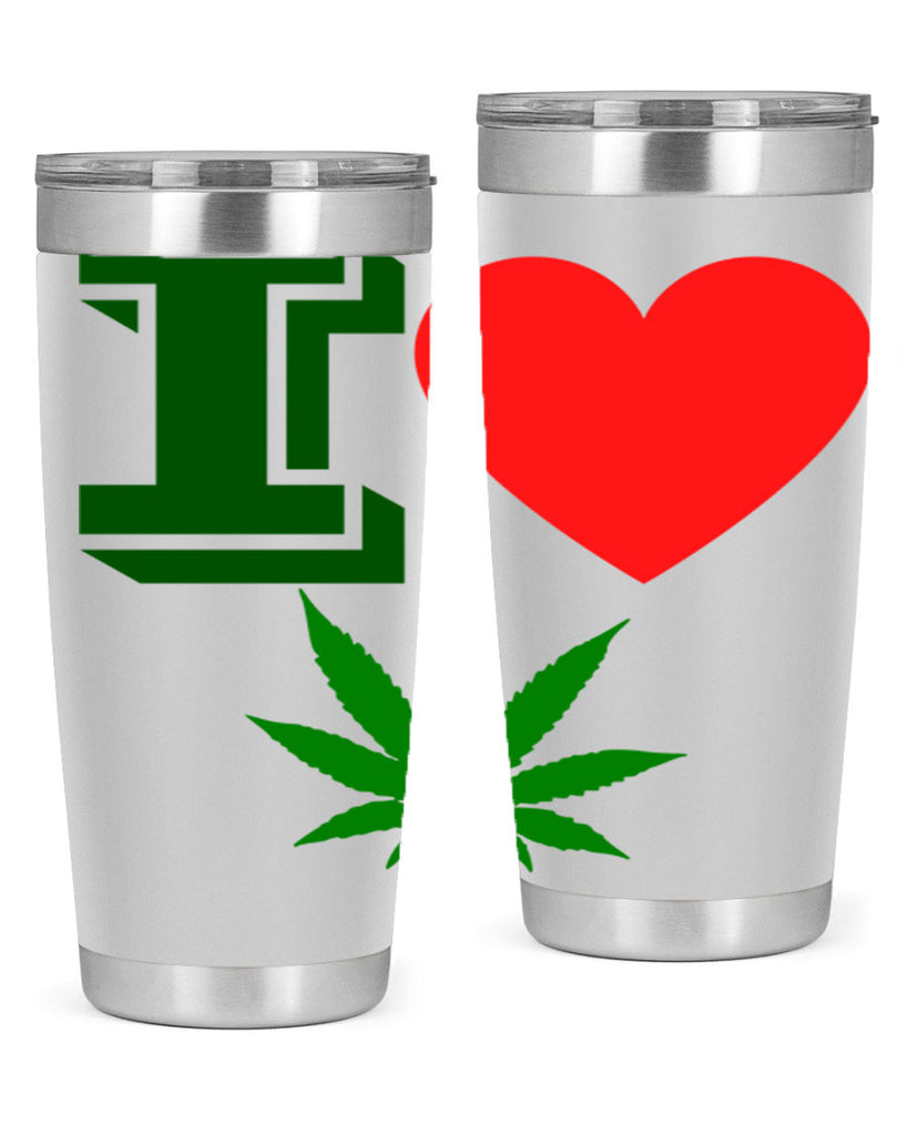 I love Cannabis 127#- marijuana- Tumbler