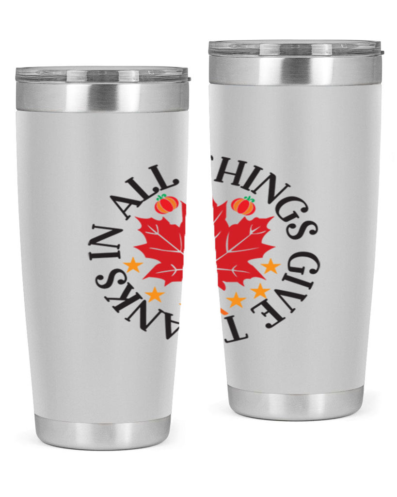 Inallthingsgivethanks 353#- fall- Tumbler