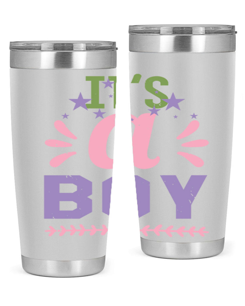 Its a boy Style 33#- baby shower- tumbler