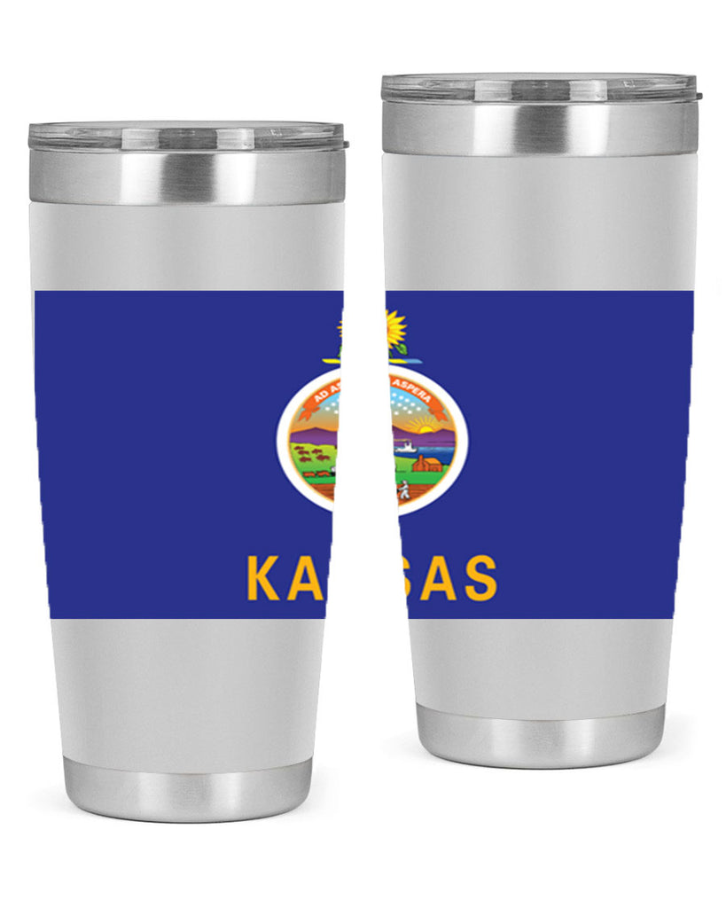 Kansas 36#- Us Flags- Tumbler