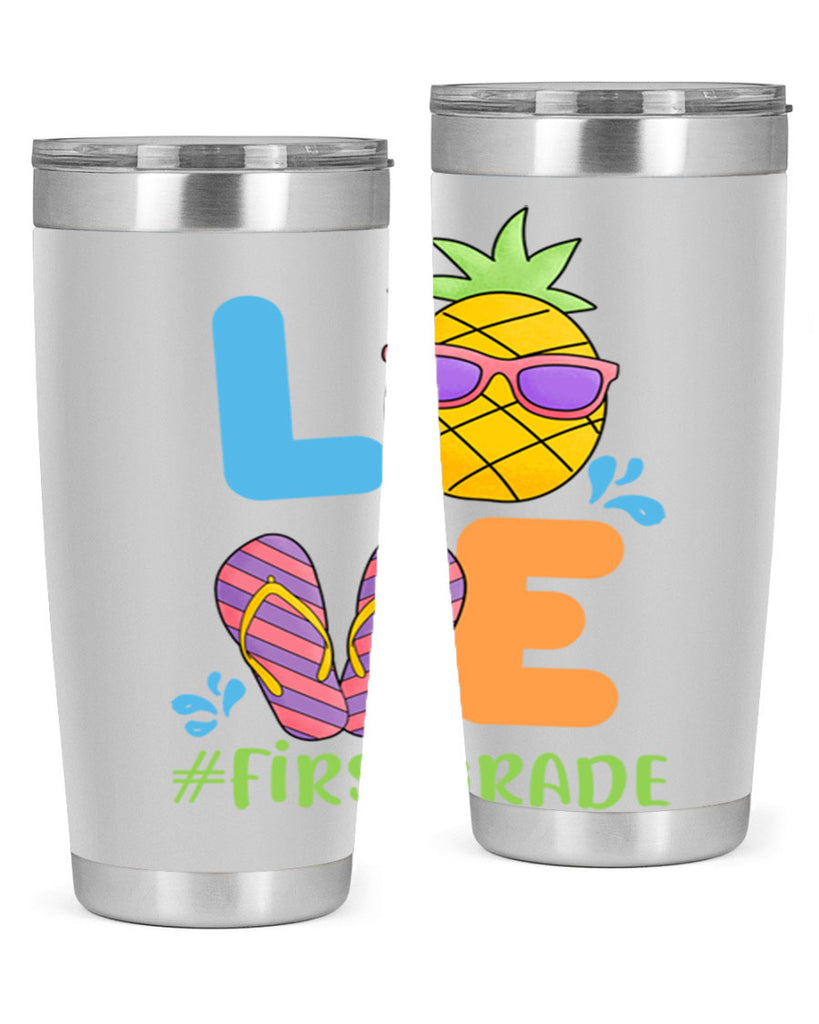 LOVE 1st Grade Summer Pineapple 8#- 1st grade- Tumbler