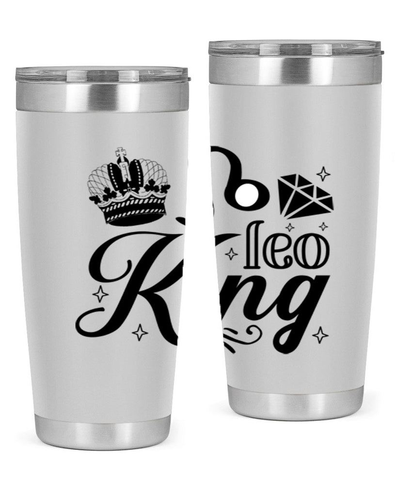 Leo king 290#- zodiac- Tumbler