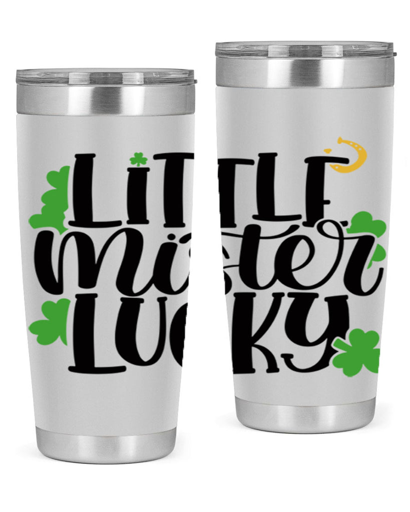 Little Mister Lucky Style 67#- St Patricks Day- Tumbler