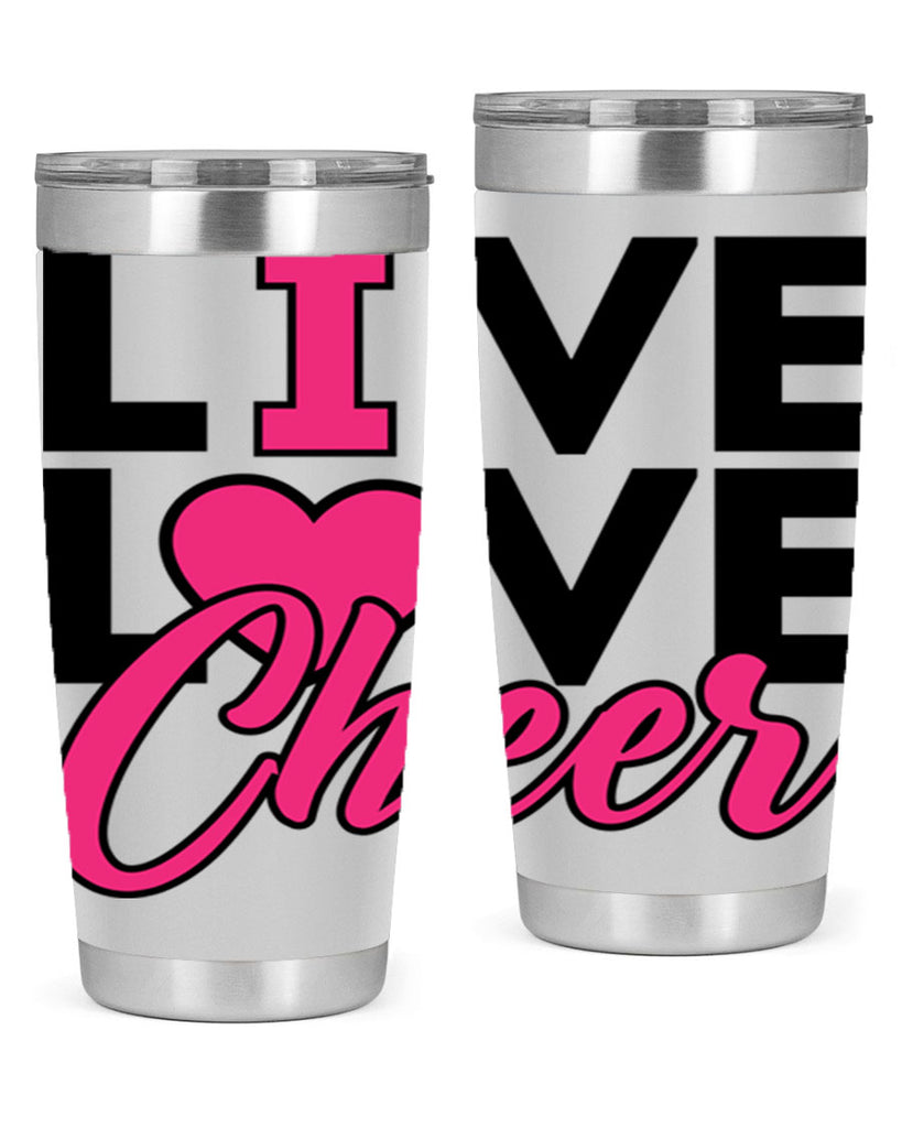 Live Love Cheer 832#- cheer- Tumbler