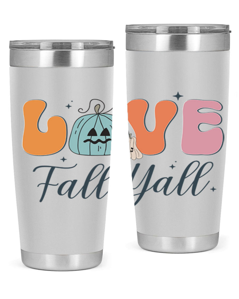 Love Fall Yall 413#- fall- Tumbler