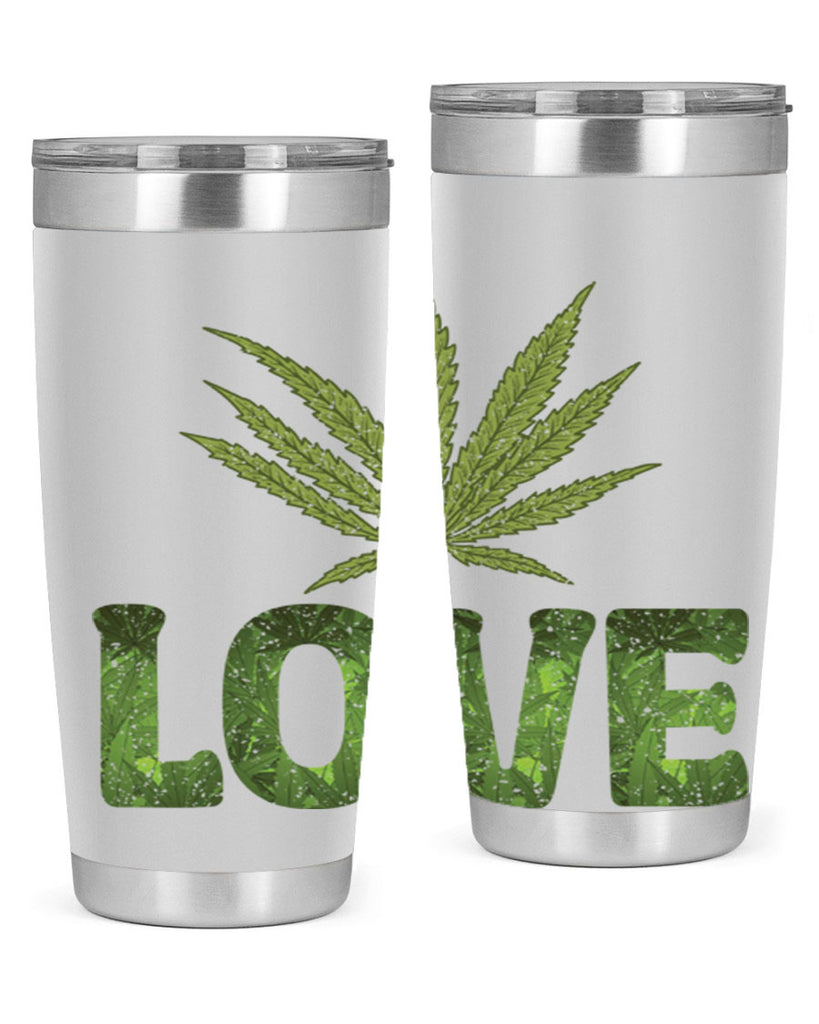 Love Sublimation 192#- marijuana- Tumbler