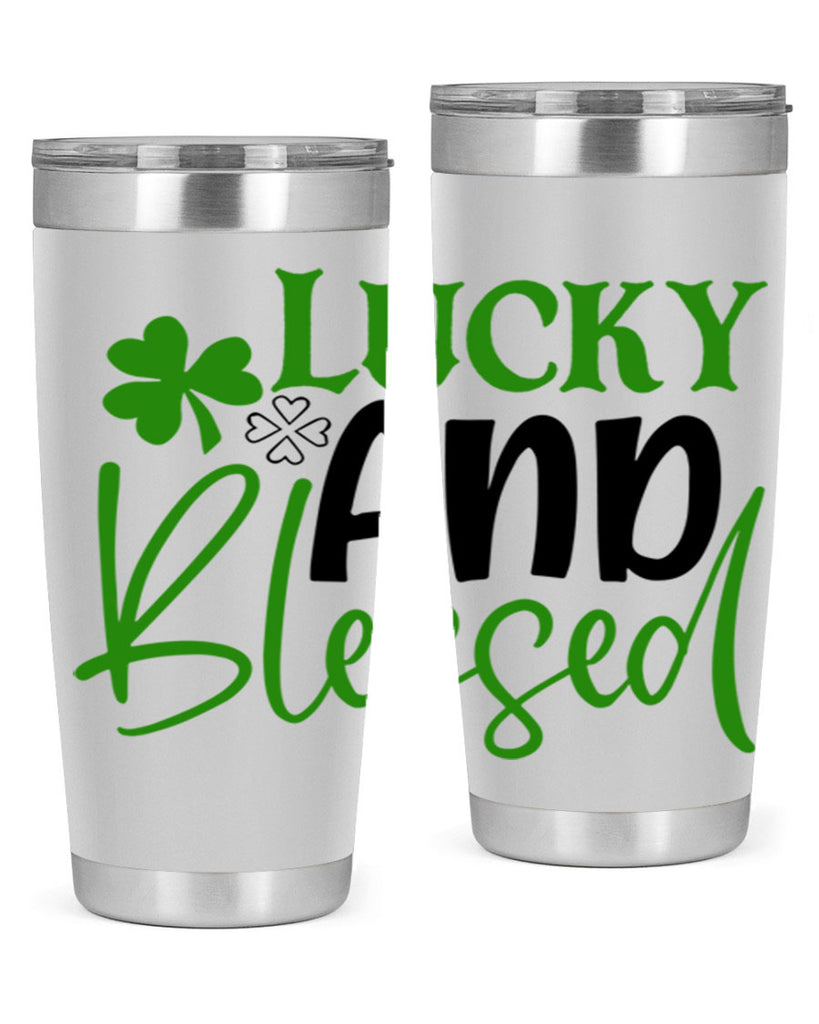 Lucky And Blessed Style 151#- St Patricks Day- Tumbler