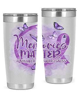 Memories Maer AlzheimerS Awareness 196#- alzheimers- Tumbler