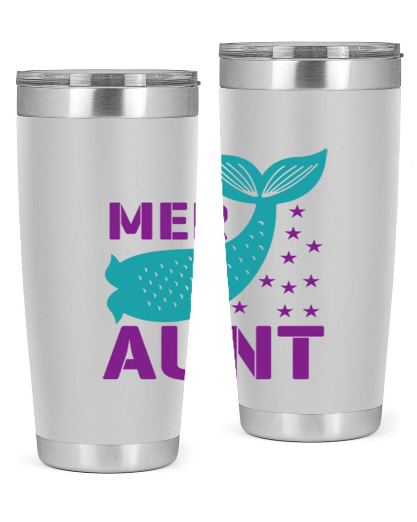 Mer Aunt 319#- mermaid- Tumbler