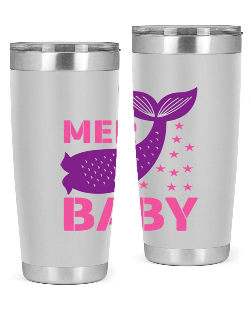 Mer Baby 321#- mermaid- Tumbler