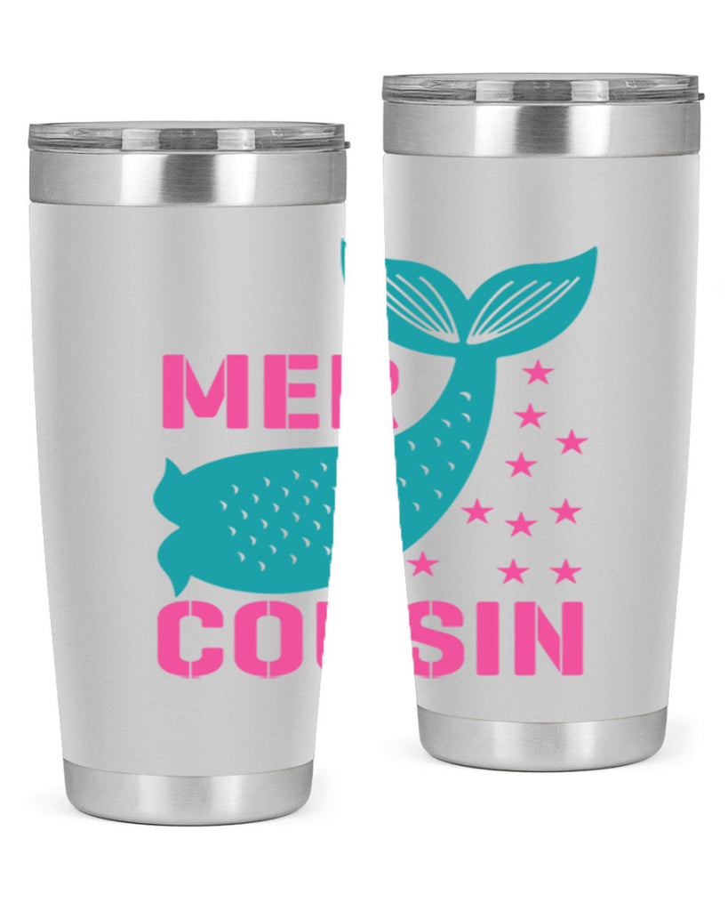 Mer Cousin 324#- mermaid- Tumbler