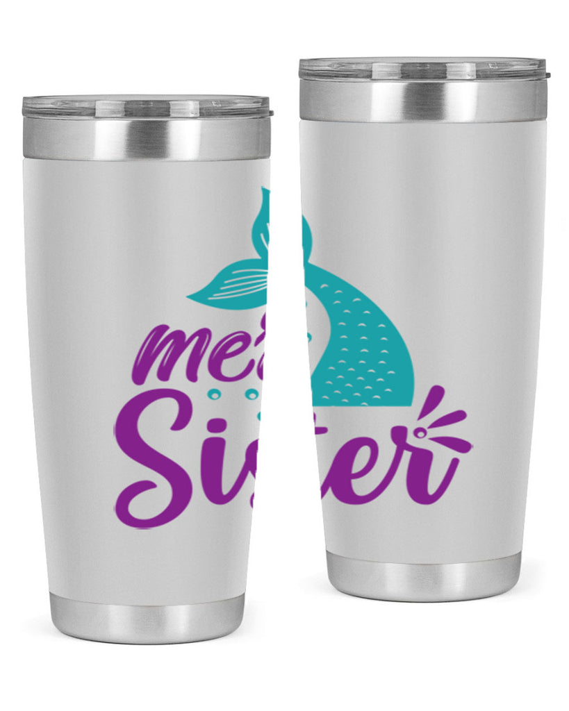 Mer Sister 346#- mermaid- Tumbler