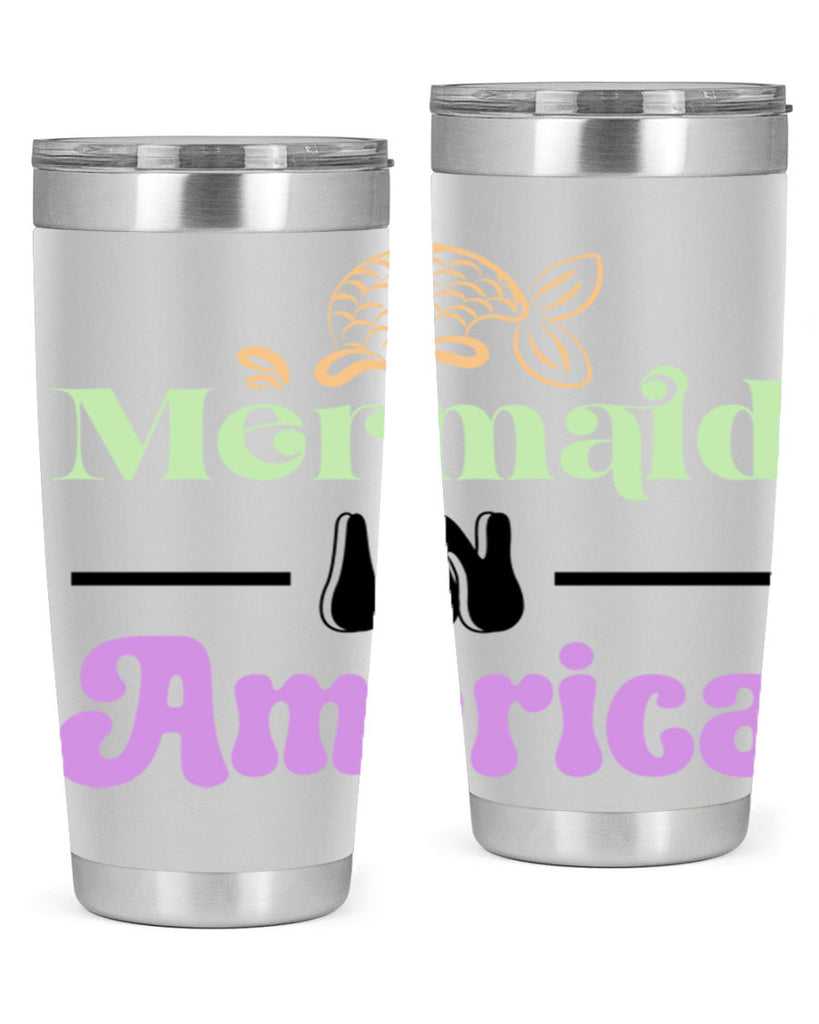 Mermaid In America 420#- mermaid- Tumbler